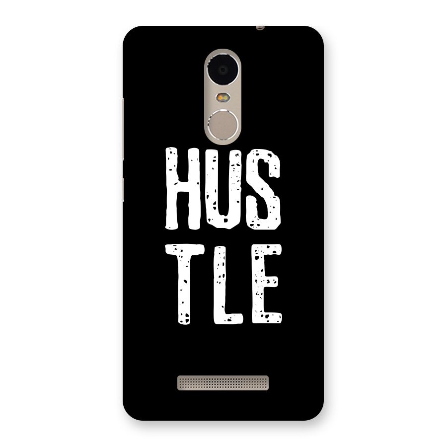Hustle Back Case for Xiaomi Redmi Note 3