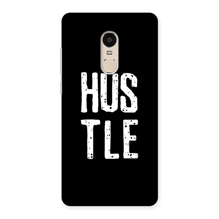 Hustle Back Case for Xiaomi Redmi Note 4