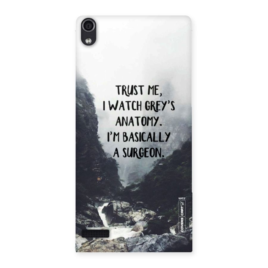 I Am A Surgeon Back Case for Ascend P6
