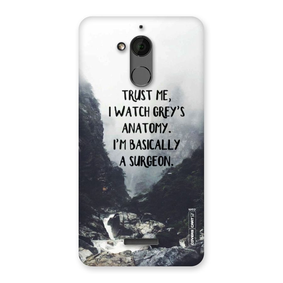 I Am A Surgeon Back Case for Coolpad Note 5