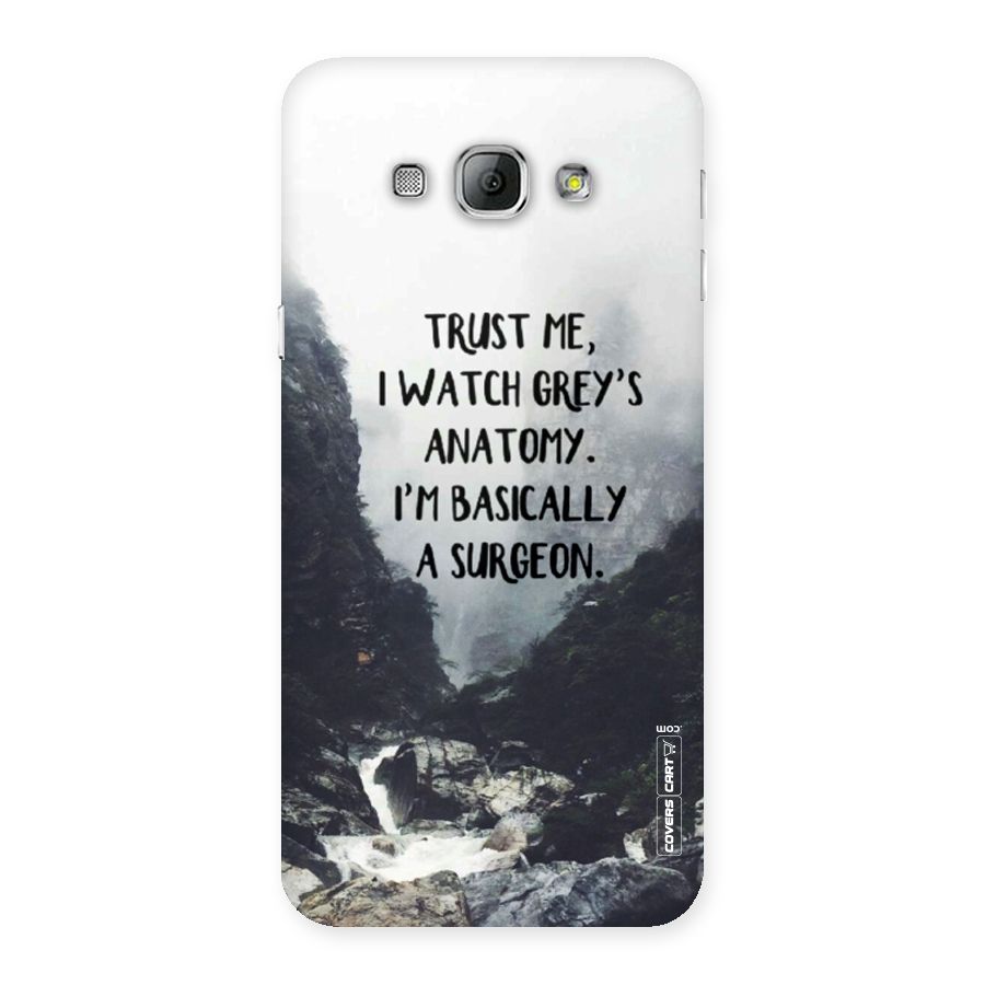 I Am A Surgeon Back Case for Galaxy A8