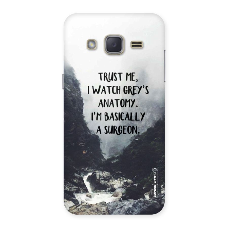 I Am A Surgeon Back Case for Galaxy J2