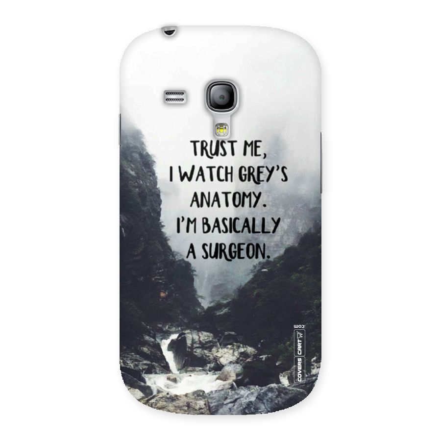 I Am A Surgeon Back Case for Galaxy S3 Mini
