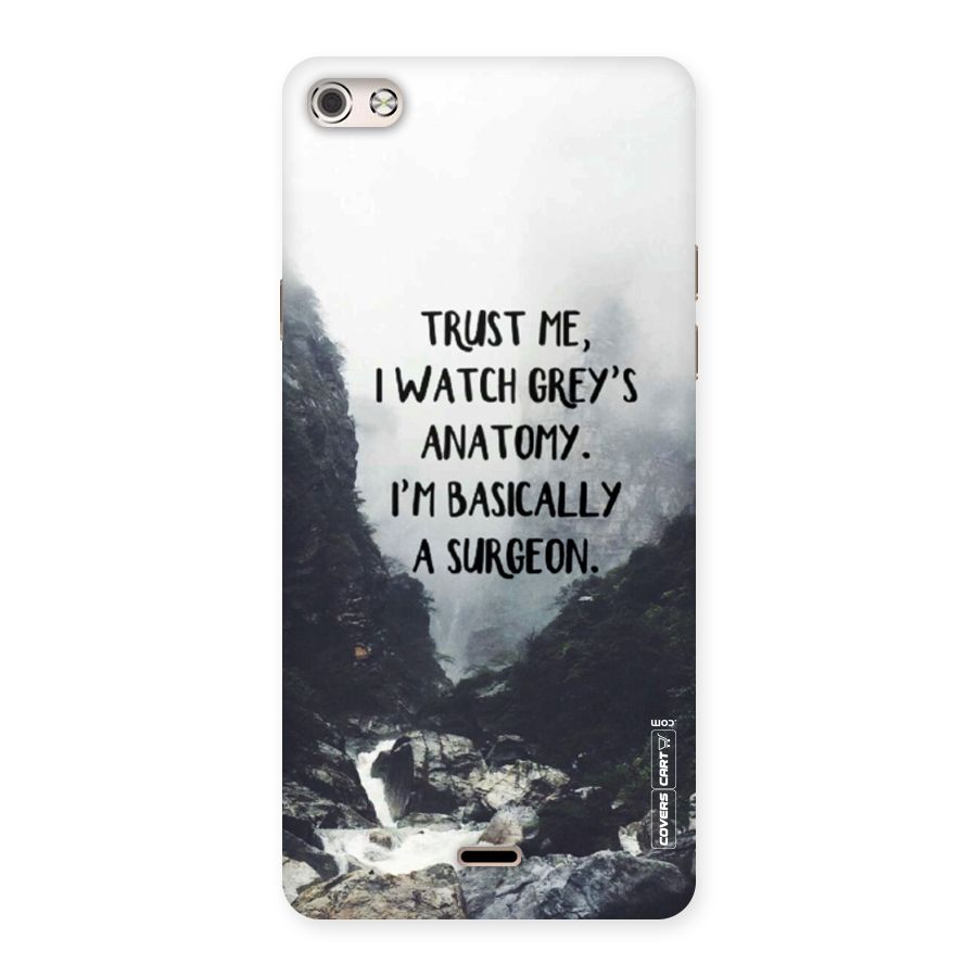 I Am A Surgeon Back Case for Micromax Canvas Silver 5