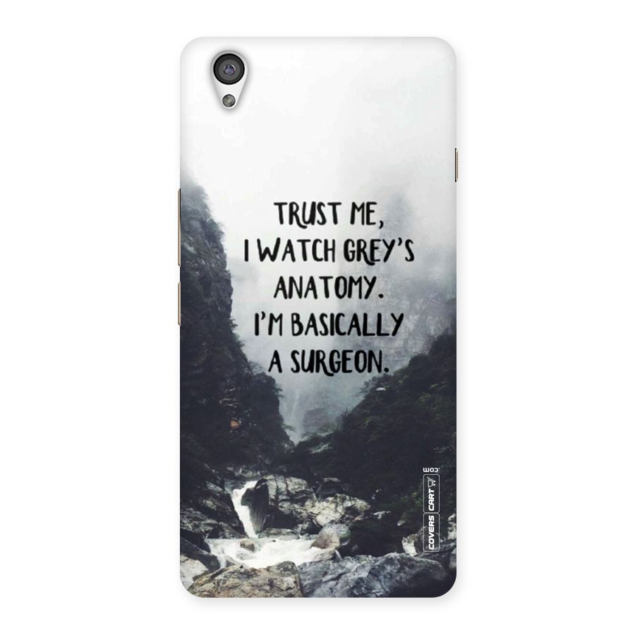I Am A Surgeon Back Case for OnePlus X