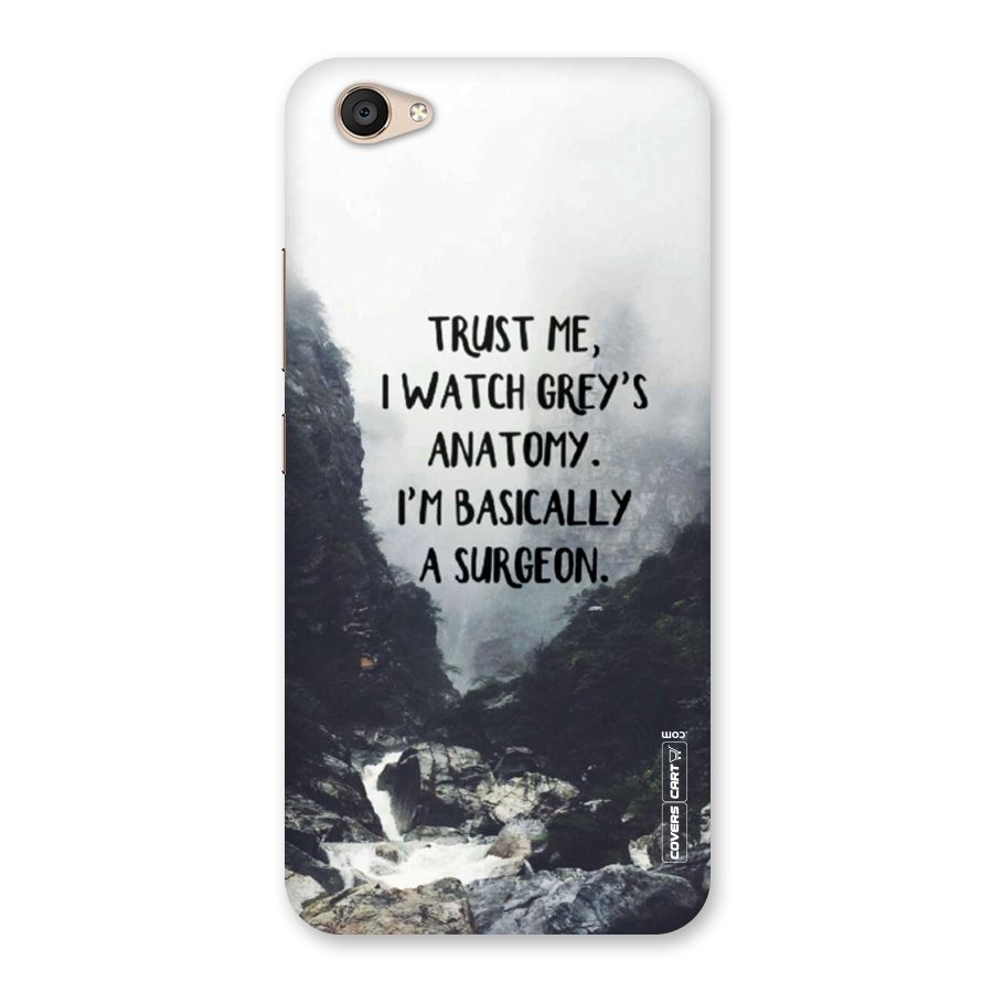I Am A Surgeon Back Case for Vivo V5 Plus