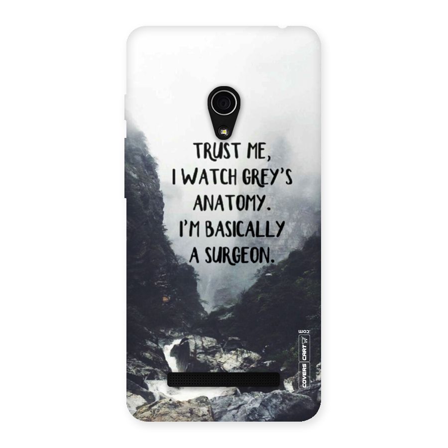 I Am A Surgeon Back Case for Zenfone 5