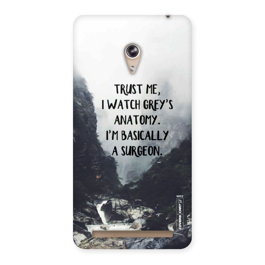 I Am A Surgeon Back Case for Zenfone 6