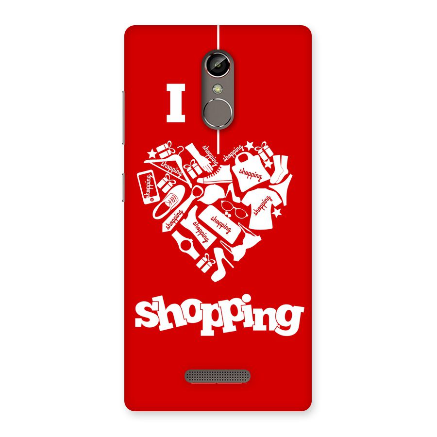 I Love Shopping Back Case for Gionee S6s