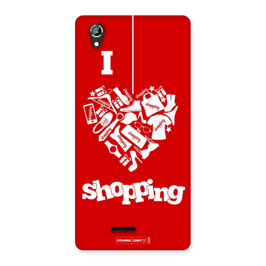 I Love Shopping Back Case for Lava Iris 800