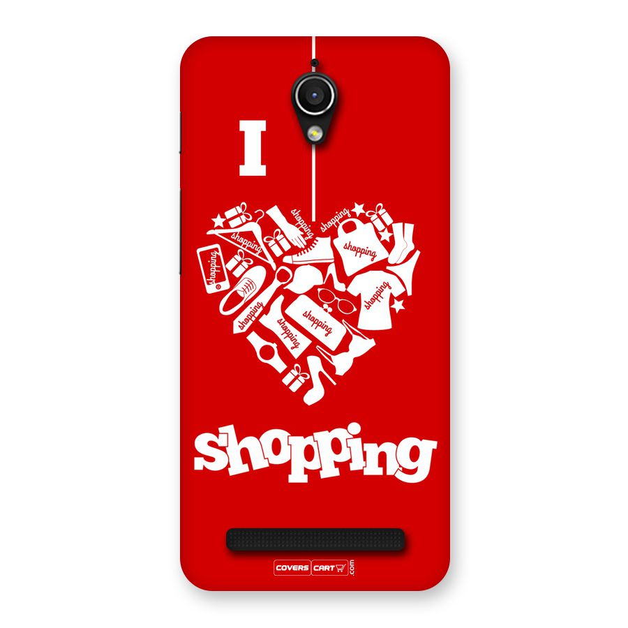I Love Shopping Back Case for Zenfone Go