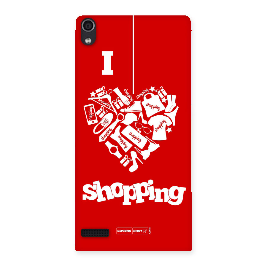 Shopaholic Shopping Love Back Case for Ascend P6