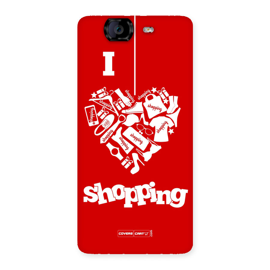 Shopaholic Shopping Love Back Case for Canvas Knight A350