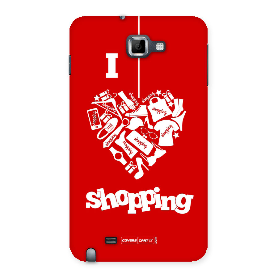 Shopaholic Shopping Love Back Case for Galaxy Note