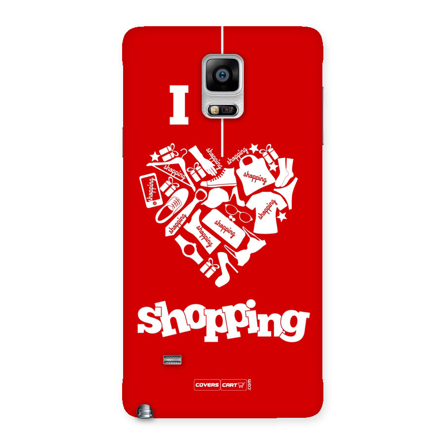 Shopaholic Shopping Love Back Case for Galaxy Note 4