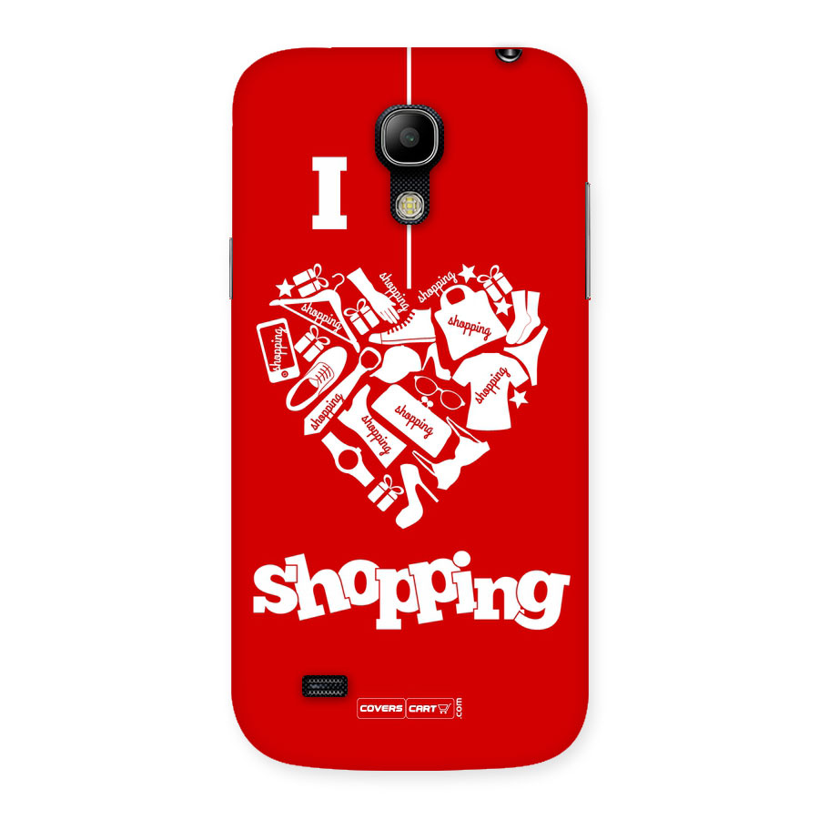 Shopaholic Shopping Love Back Case for Galaxy S4 Mini