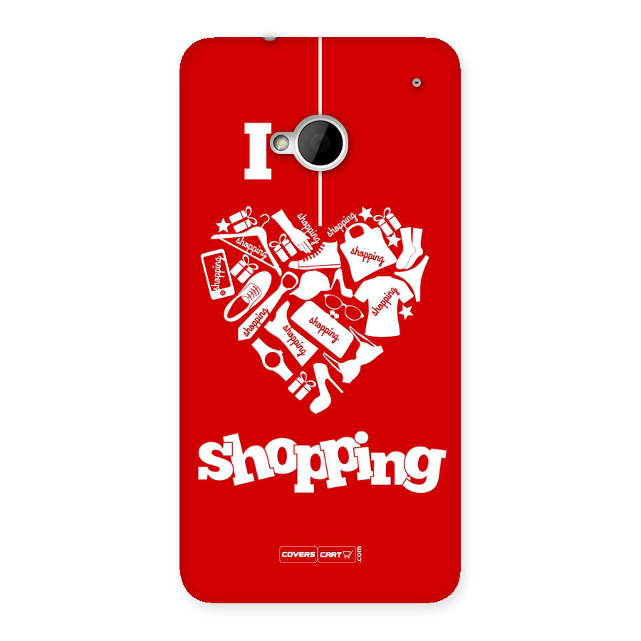 Shopaholic Shopping Love Back Case for HTC One M7