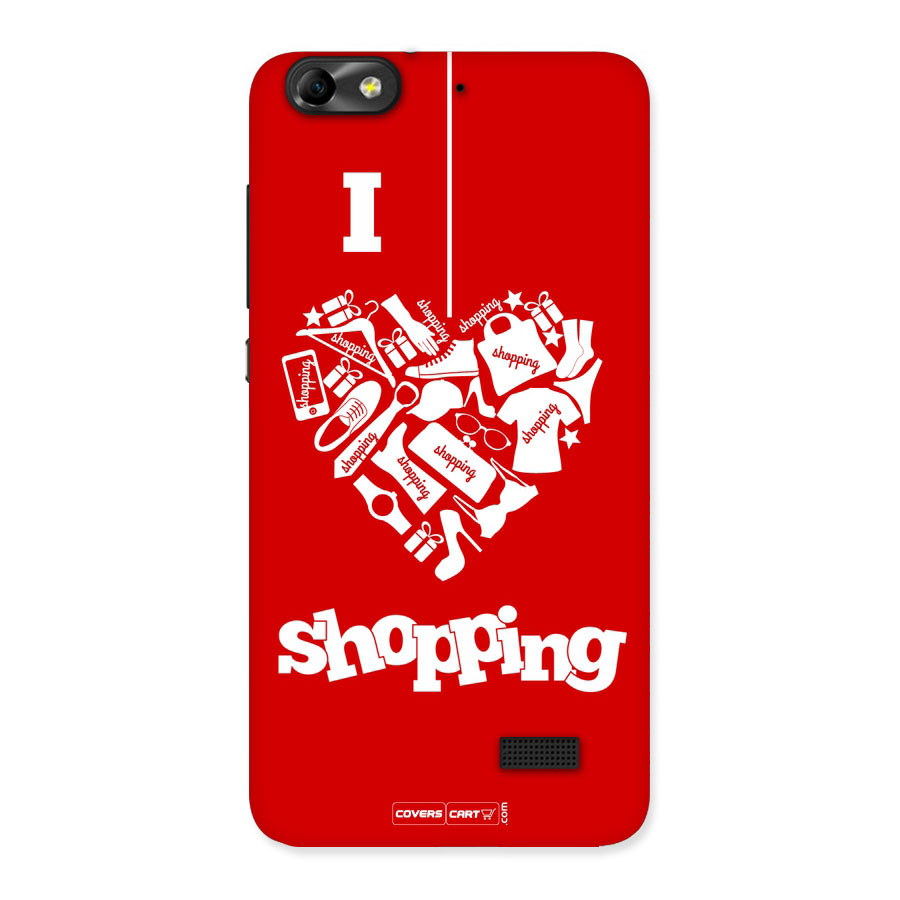 Shopaholic Shopping Love Back Case for Honor 4C