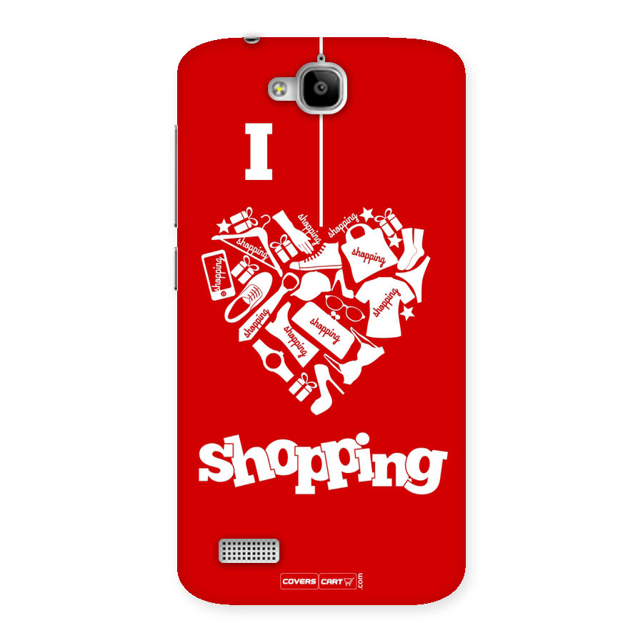 Shopaholic Shopping Love Back Case for Honor Holly