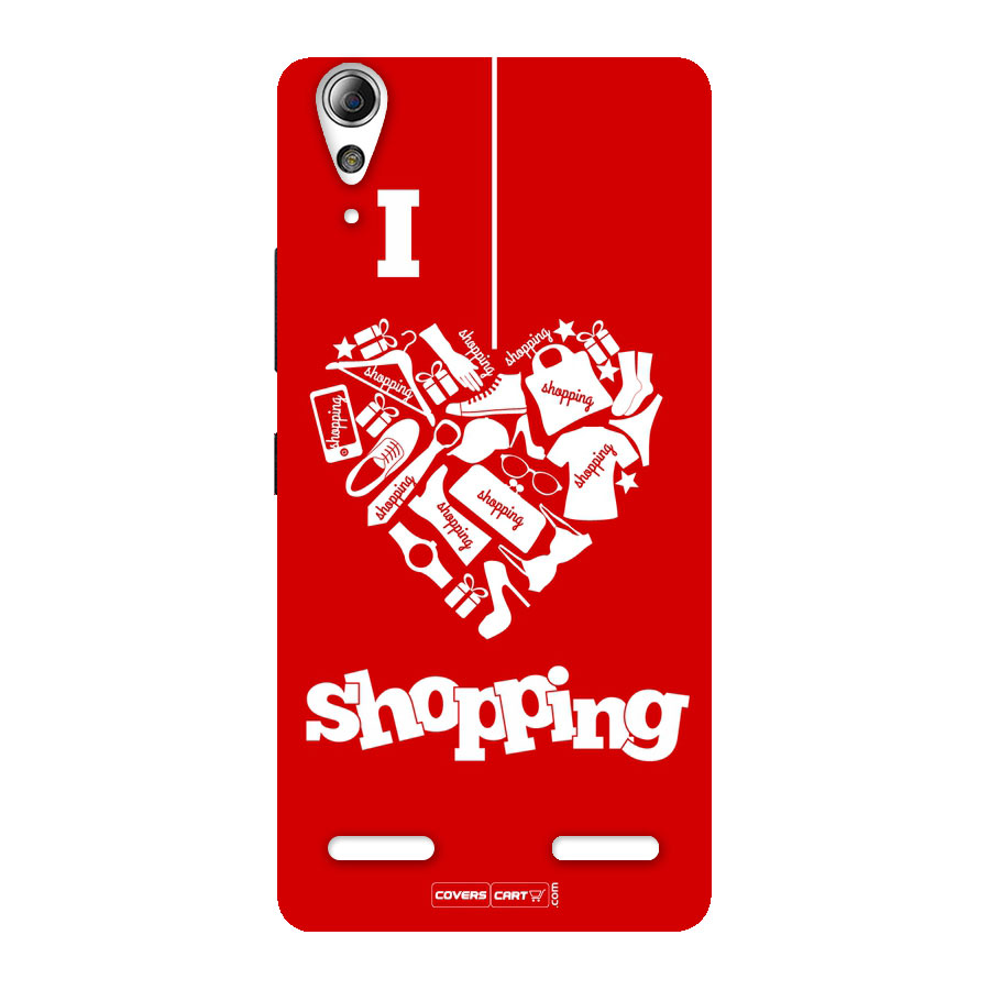Shopaholic Shopping Love Back Case for Lenovo A6000
