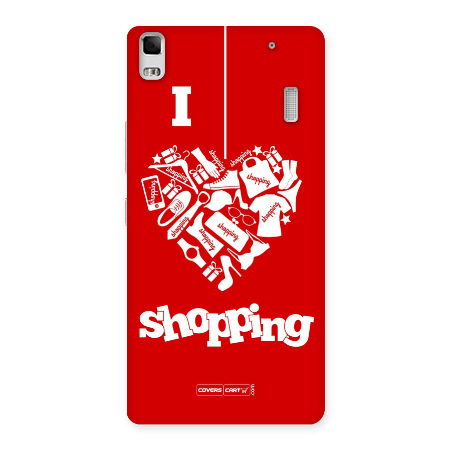 Shopaholic Shopping Love Back Case for Lenovo A7000