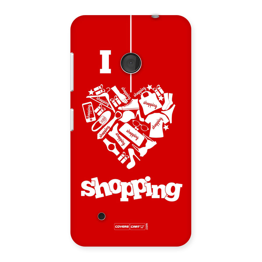 Shopaholic Shopping Love Back Case for Lumia 530