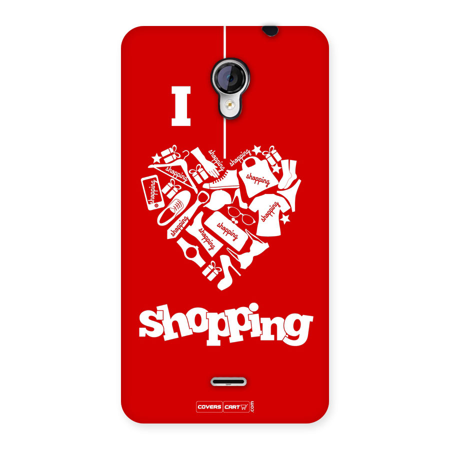 Shopaholic Shopping Love Back Case for Micromax Unite 2 A106