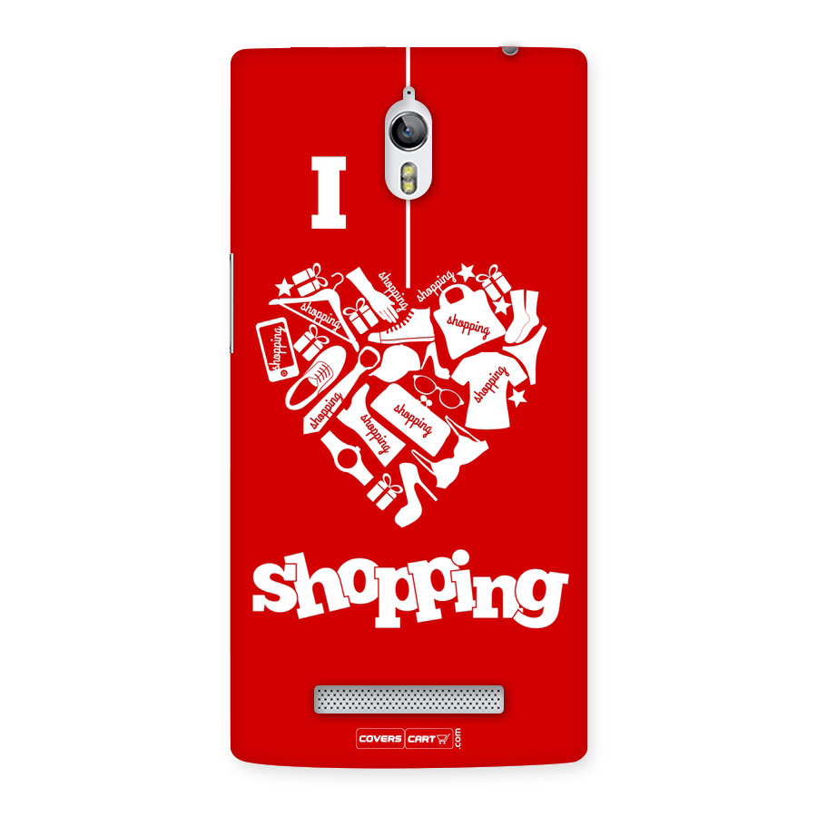 Shopaholic Shopping Love Back Case for Oppo Find 7