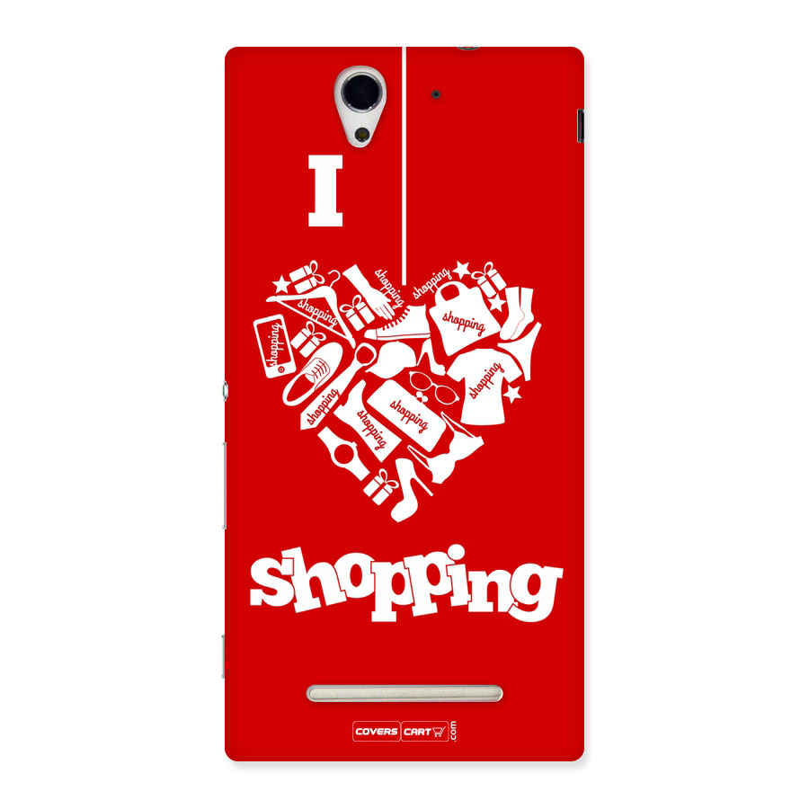 Shopaholic Shopping Love Back Case for Sony Xperia C3
