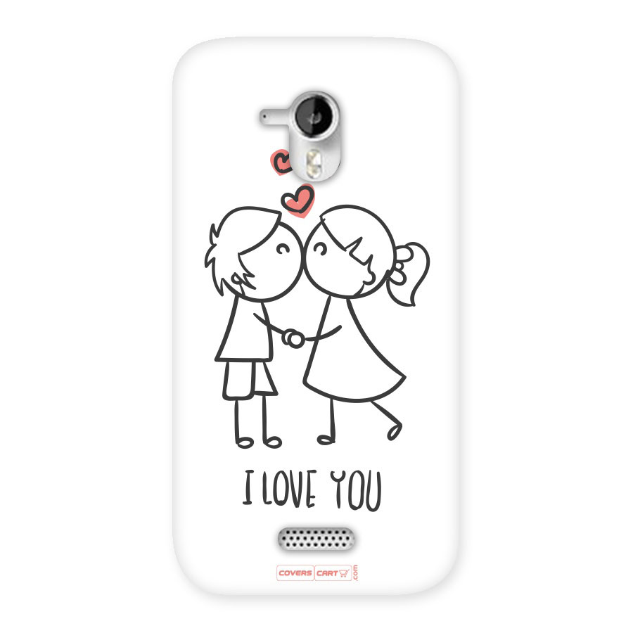 I Love You Back Case for Micromax Canvas HD A116