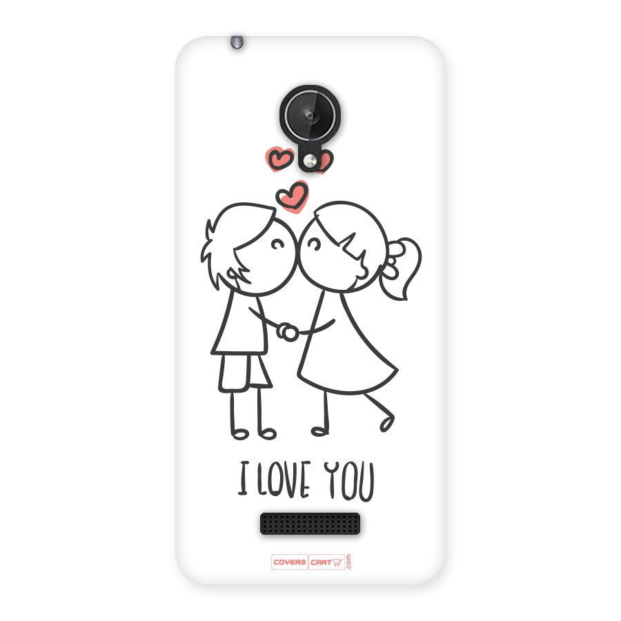 I Love You Back Case for Micromax Canvas Spark Q380