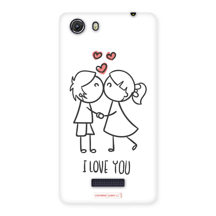 I Love You Back Case for Micromax Unite 3