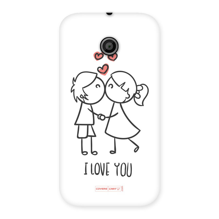 I Love You Back Case for Moto E