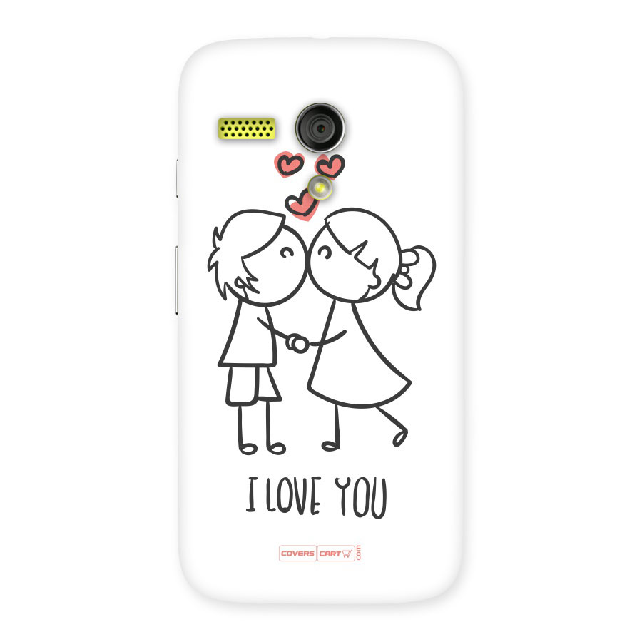 I Love You Back Case for Moto G