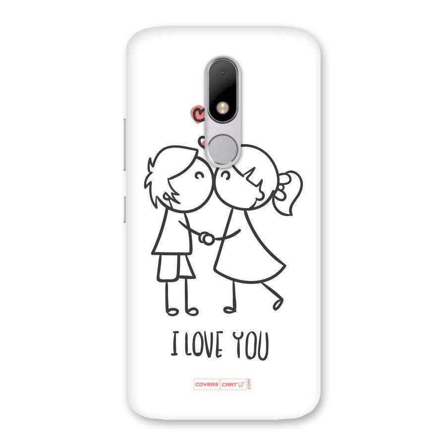 I Love You Back Case for Moto M