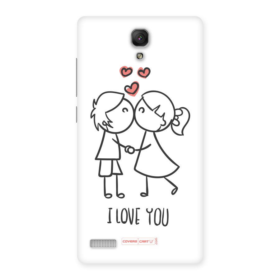 I Love You Back Case for Redmi Note