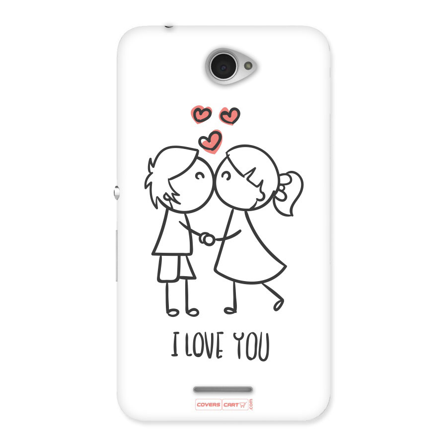 I Love You Back Case for Sony Xperia E4