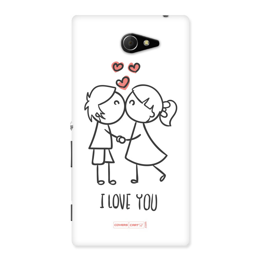 I Love You Back Case for Sony Xperia M2