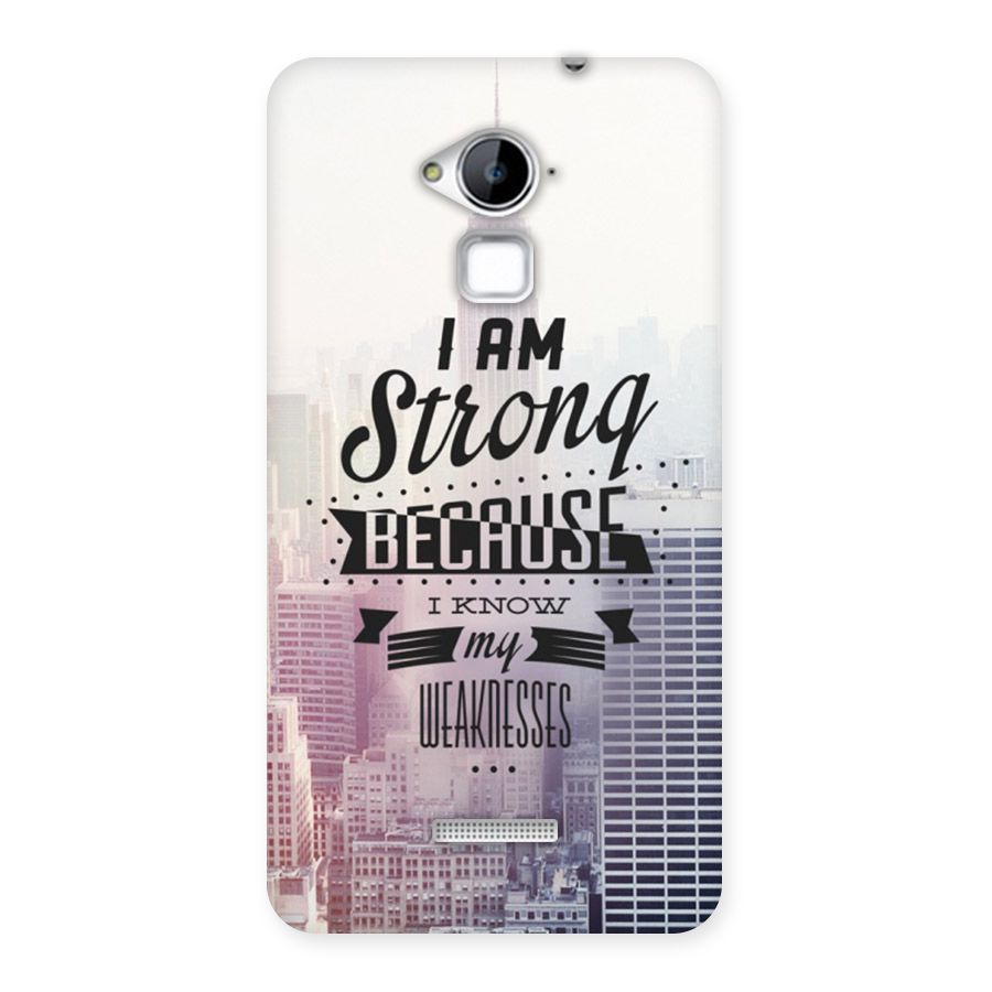 I am Strong Back Case for Coolpad Note 3