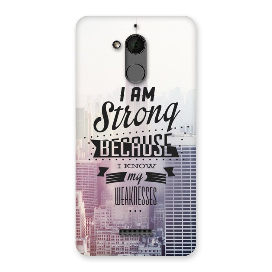 I am Strong Back Case for Coolpad Note 5