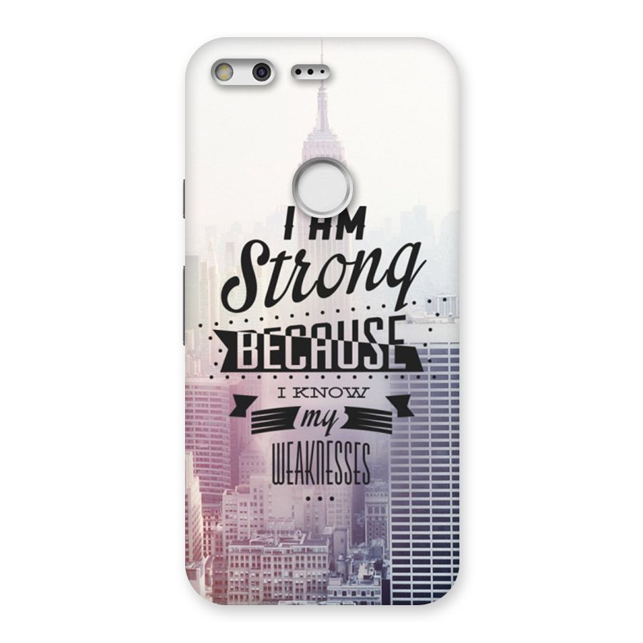 I am Strong Back Case for Google Pixel