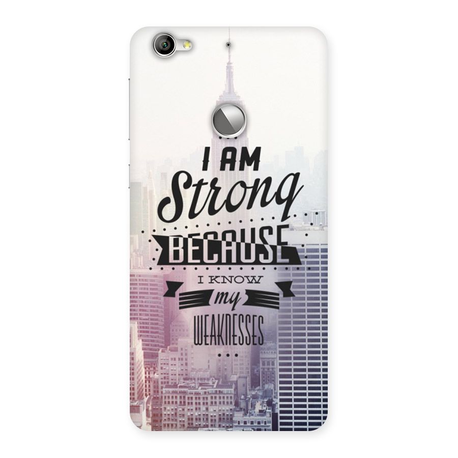 I am Strong Back Case for LeTV Le 1s