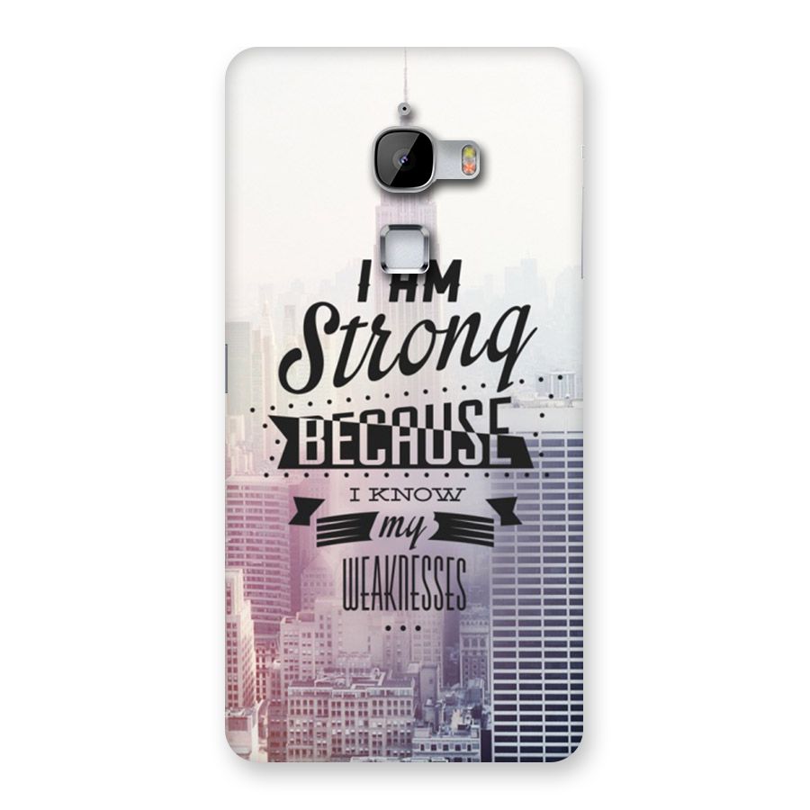 I am Strong Back Case for LeTv Le Max
