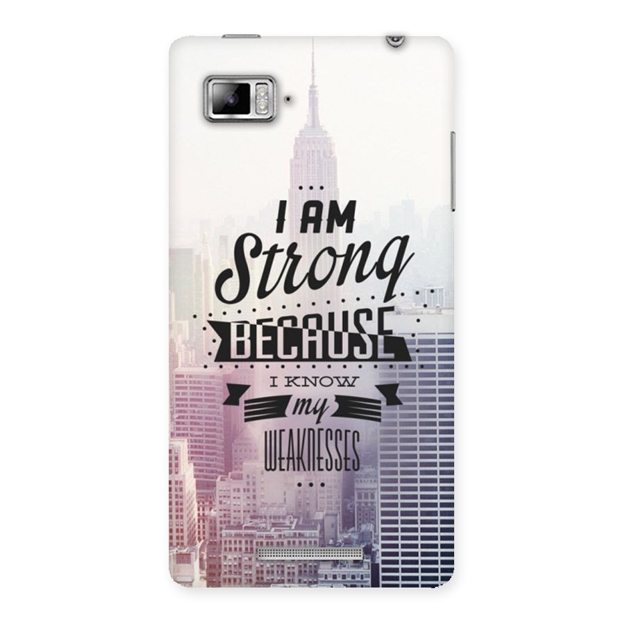 I am Strong Back Case for Lenovo Vibe Z K910