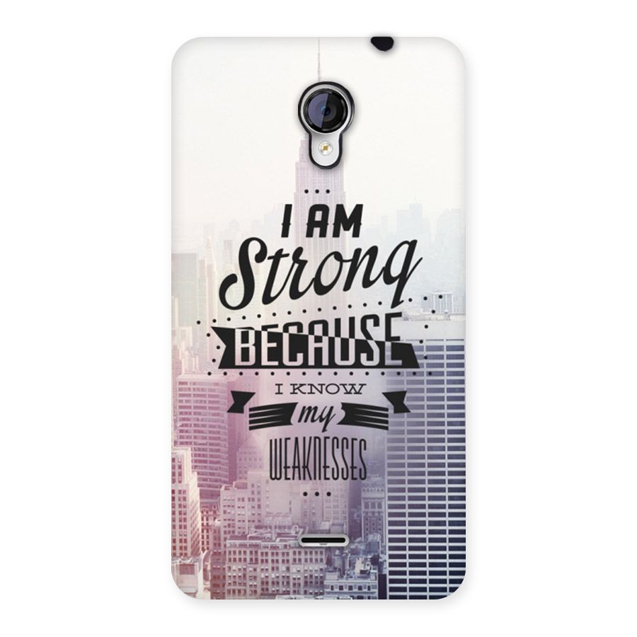 I am Strong Back Case for Micromax Unite 2 A106