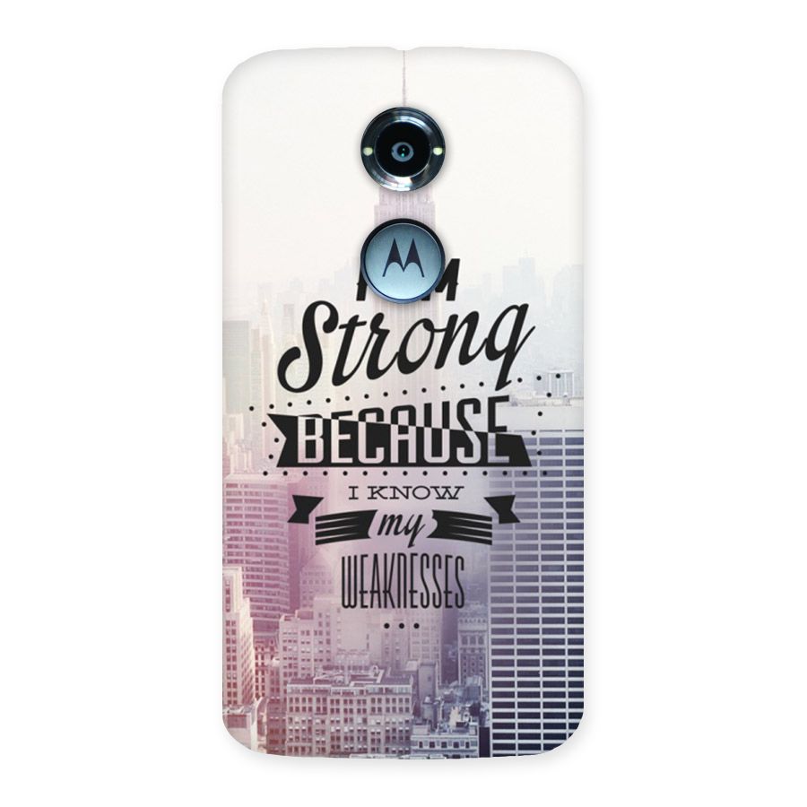 I am Strong Back Case for Moto X 2nd Gen