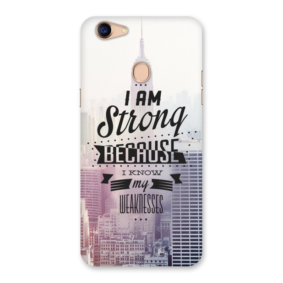 I am Strong Back Case for Oppo F5