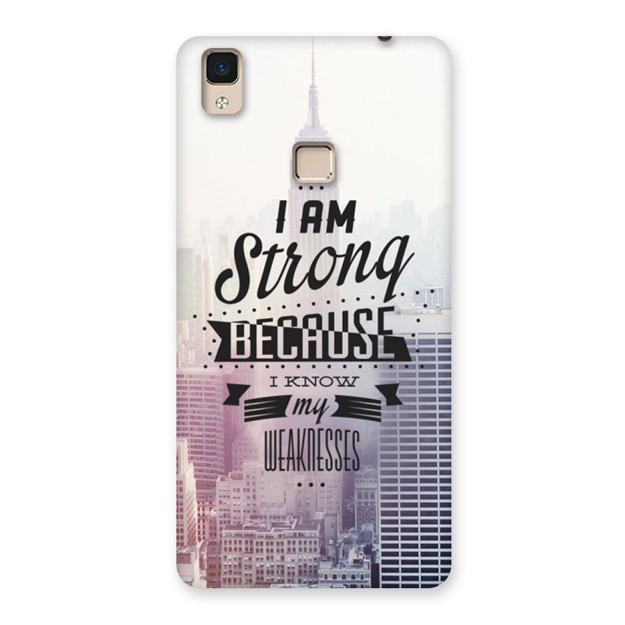 I am Strong Back Case for V3 Max