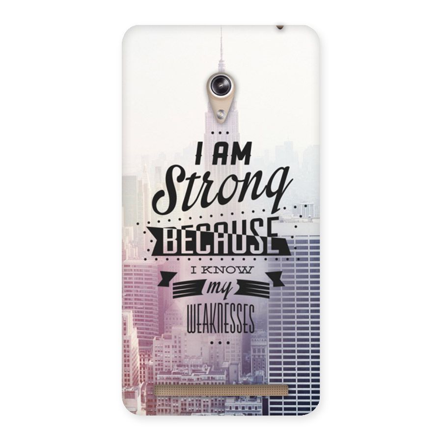 I am Strong Back Case for Zenfone 6
