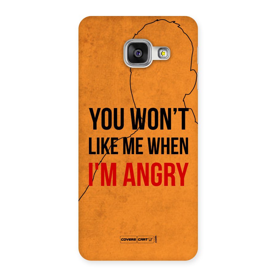I m Angry Back Case for Galaxy A3 2016